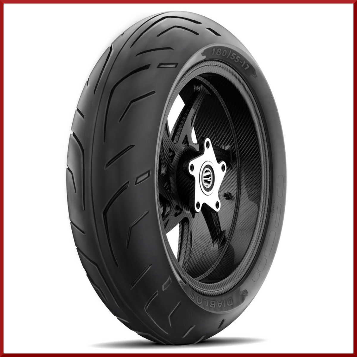 Roadmax Rear 180/55-17 (75H) Motorcycle Tire for Honda Suzuki