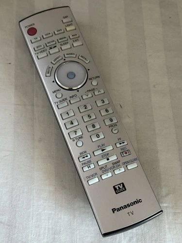 GENUINE PANASONIC EUR7627Z80 PLASMA TV REMOTE - TH-42PX500U