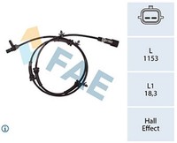 FAE ABS Sensor Raddrehzahl 78435 FüR Nissan Qashqai 1 J10 NJ10 VAN Dci Cvtc LPG