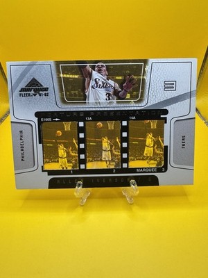2001-02 Fleer Marquee Allen Iverson Feature Presentation Game-Flim /100 Jumbo