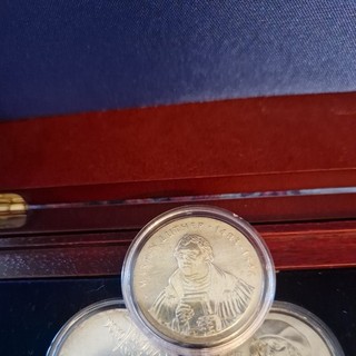 DDR Martin Luther 20 Mark 1983 Silber