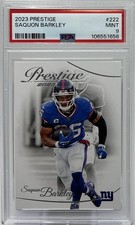 Saquon Barkley PSA 9 - 2023 Panini Prestige Portrait - Eagles, Giants, Penn St.