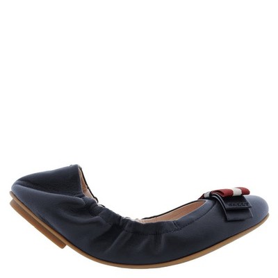 Bally Beata Leather Ballerina Flats