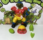 T.D. Tossin’ LEO TMNT 1991 Vintage Complete Action Figure Leonardo E2 997R