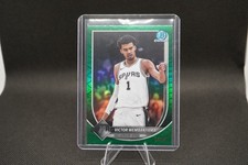 2025-2026 Bowman Chrome Victor Wembanyama Reptilian Green Refractor /99 Spurs