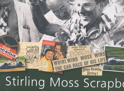 Stirling Moss Scrapbook 1955 book mercedes benz. porter press