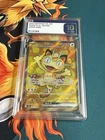 Pokémon TCG Meowth ex Nihil Zero 100/080 Holo Secret Rare PLG 10 Like PSA CGC
