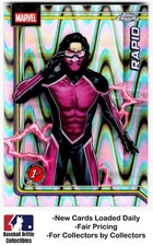 2026 Topps Chrome Marvel Comics #143 Rapid RayWave Refractor Spider-Man