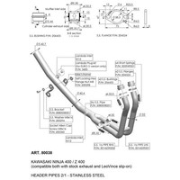 Leovince Sammlerkit FUR Kawasaki Ninja 400 18-23