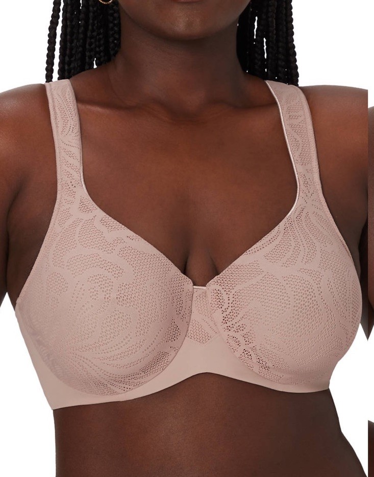 Bali 38DD Coolest Smoothing Underwire Minimizer Bra Style#DF4584