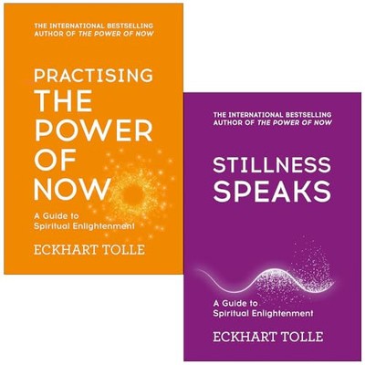 Eckhart Tolle 2 Books Collection Set (Practising The Power Of Now and Stillness 