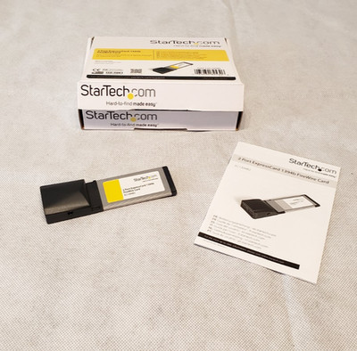 StarTech EC1394B2 FireWire 800 ExpressCard Laptop Adapter New Open Box Rare