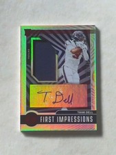 2023 Panini Illusions First Impressions Autographed Mem Tank Dell #134 Red /199