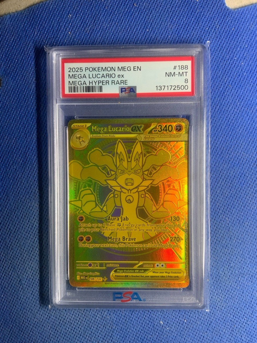 2025 POKEMON MEG EN-MEGA EVOLUTION MEGA HYPER RARE #188 MEGA
