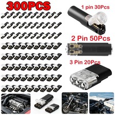 300Pcs 1/2/3 Pin Electrical Wire Connectors Kit Quick Splice Wire Connectors