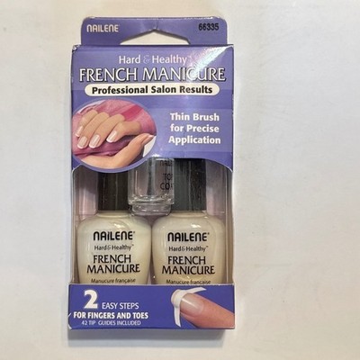 Nailene Hard & Healthy French Manicure Kit 66335 Professional Results 2 Steps