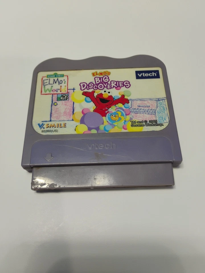 3-VTech V.Smile Learning System Games Spider-Man, Elmo, Scooby Doo. Not Tested - Image 4 of 4