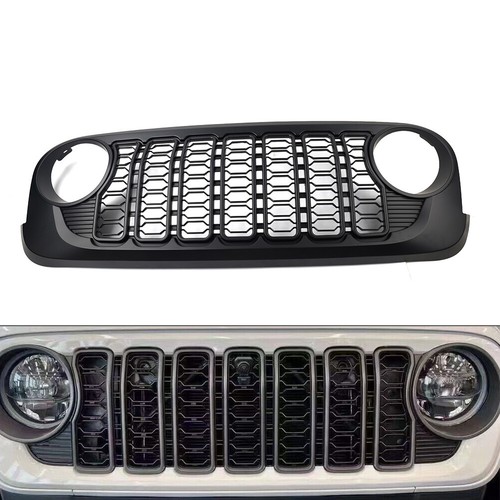 Frontstoßstange Gitter Gitter Grill für Jeep Wrangler JK 2007-2017 Upgrade auf JL