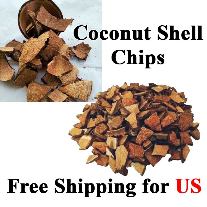 Chip Chip Shell Coconut Shell Chips Eco Friendly 100% Natural Pure Product CEYLON 500g ...