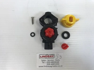 ARAG 7mm x 1/2" Anti Drip Sprayer Nozzle Holder c/w Twist Cap Nozzle & Seal