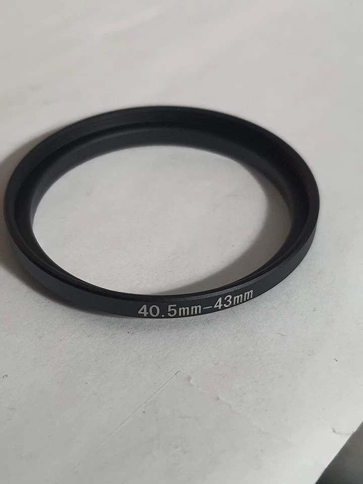Step-up Ring Metal Stepping 40.5-43mm 40.5mm Lens to 43mm Filter 40.5mm-43mm - Image 2 of 4