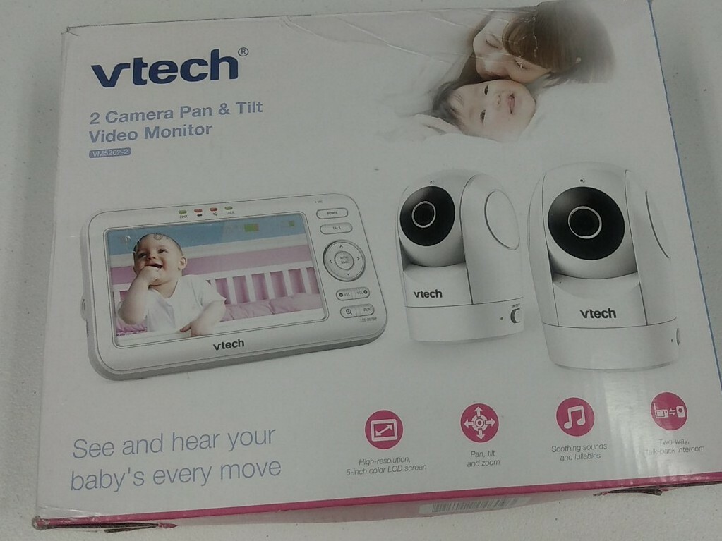 vtech 5 inch baby monitor with 2 cameras