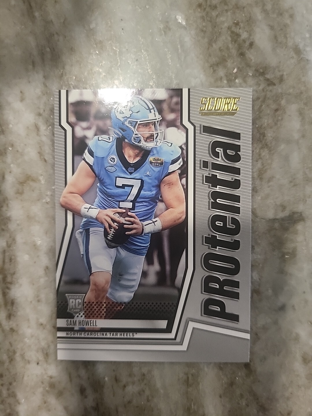 Sam Howell Rookie Card 💥 PROtential Score 2022 RC 💥💥 Commanders Tar Heels