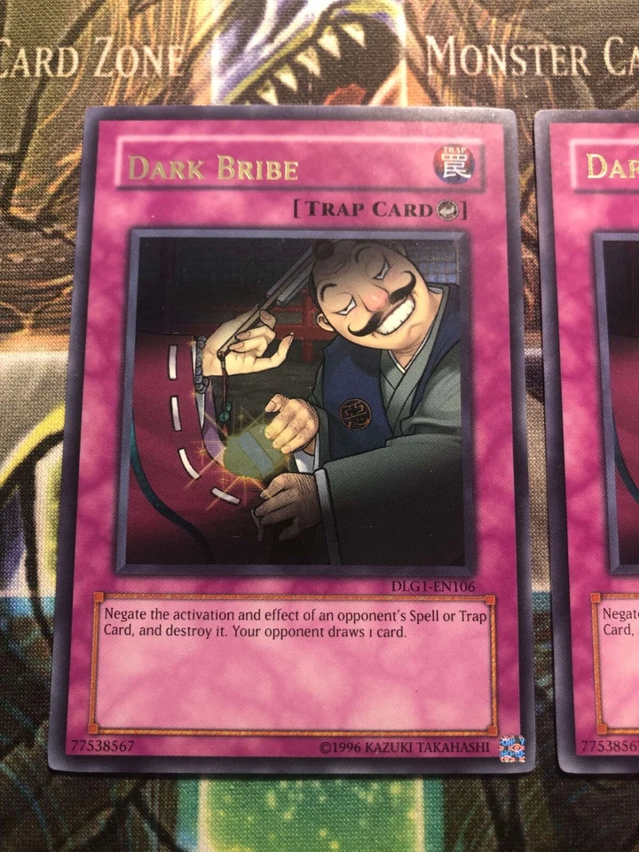 *** 3X DARK BRIBE 3X *** PLAYSET ULTRA RARE DARK LEGENDS DLG1-EN106 YUGIOH! - Image 2 of 4