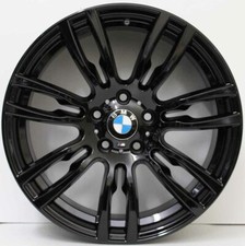 19 inch Genuine BMW 3 /4 SERIES F30  Motorsport wide pack alloy Wheels in BLACK