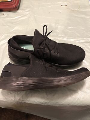 You by Skechers Walk Womens Size 11 Shoes Black Comfort Walking Trainer  Sneakers