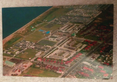 VINTAGE KARTE;WALES;DENBEIGHSHIRE;PRESTATYN FERIENLAGER ca1970