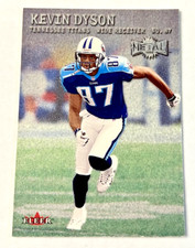 2000 Fleer/SkyBox Metal NFL Trading Card #52 Kevin Dyson Tennessee Titans