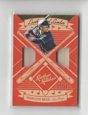 2019 Leather & Lumber Francisco Mejia DUAL BAT Padres /99