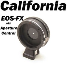 Tripod Canon EOS EF Lens to Fujifilm FX x-Mount Adapter Built-in Aperture Track