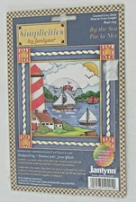 Simplicities By Janlynn By The Sea  Cross Stitch Kit Sailboat Lighthouse New 