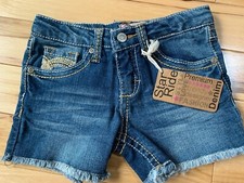 NWT STAR RIDE Denim Shorts Inner Adjustable Waistband Size 4 Girls