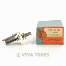 NOS NIB E.F. Johnson Type 20M11-Cat 160-110 Air Variable Capacitor 2.6-19.7 uF