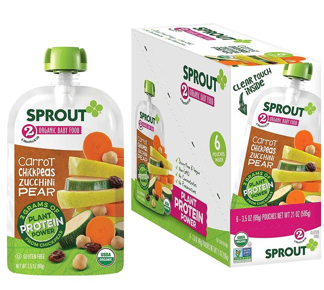 sprout organic baby food pouches