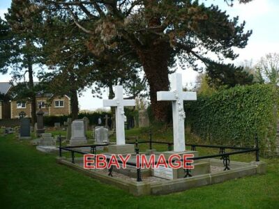 PHOTO  MORGAN FAMILY BURIAL PLOT ST BASIL'S CHURCHYARD IN 1917 THE VAULT OF THE