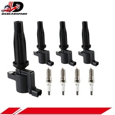 4 Ignition Coil 4 Spark Plug For Ford Focus Escape Fd505 2.0l 2.3l Dc 4 Ignition Coil 4 Spark Plug For Ford Focus Escape Fd505 2.0l 2.3l Dc
