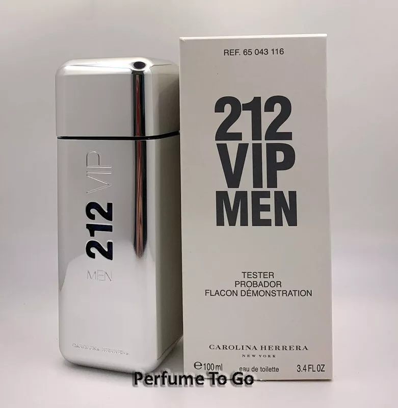 212 VIP MEN Carolina Herrera TESTER CAP with 8411061723838 Brand EDT Spray NEW eBay | (100ml) 3.4 oz