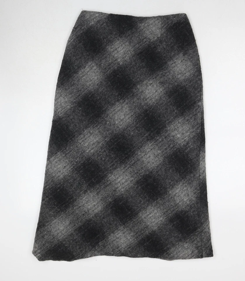 Classics First Avenue Women's Black Check Midi Skirt - Image 2 of 4