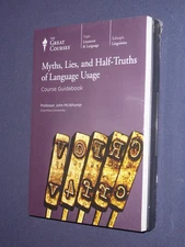 Teaching Co Great Courses DVDs      MYTHS LIES HALF-TRUTHS of LANGUAGE USAGE new