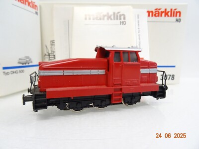 Märklin H0 3078 Werkslok Diesellok DHG 500 rot in OVP JL1041