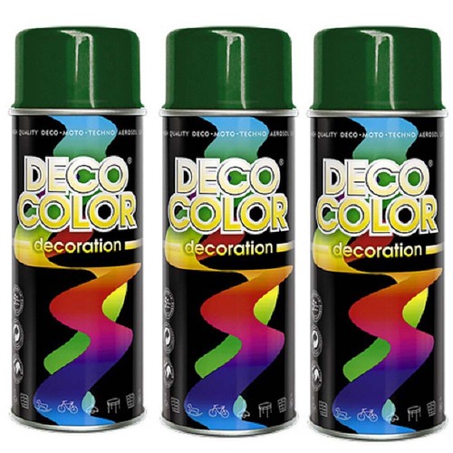 DECO COLOR 3er Sparpack 400ml Lackspray Sprühlack Sprühfarbe Lack Farbe wählbar - Bild 47 von 112