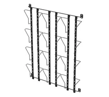 Adjustable Wall Mounted Greeting Post Card Christmas Holiday Card Holders