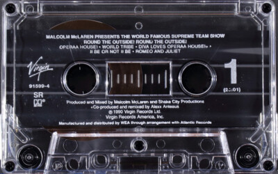 Malcolm McLaren - ROUND THE OUTSIDE レコード Malcolm McLaren Presents World Famous Supreme Team Show