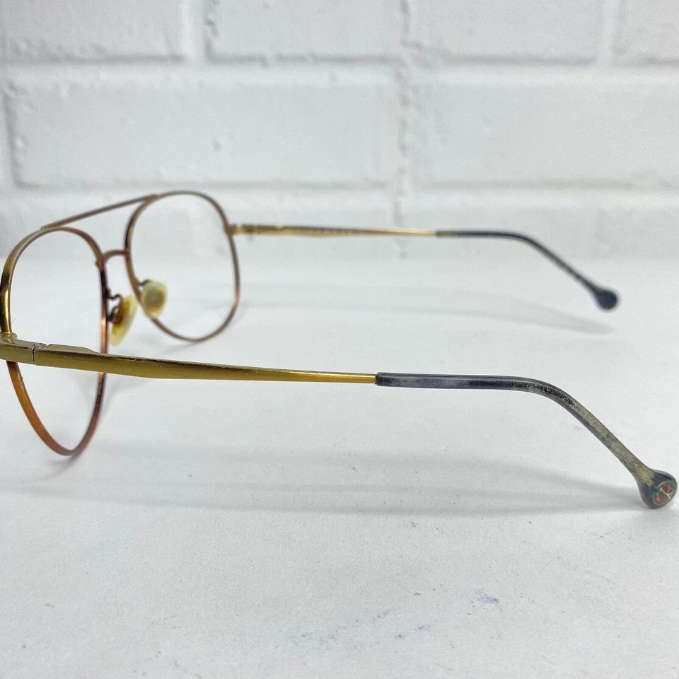 Gafas de sol John Richmond JR 57406 vintage doradas aviador marcos 60-14 140 H2080 Foto 3 de 4