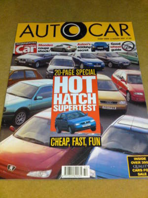 AUTOCAR - HOT HATCH August 6 1997 Vol 213 No 5