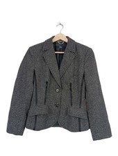 S.OLIVER Blazer corto Donna Blazer Taglia IT 40 grigio chiaro elegante